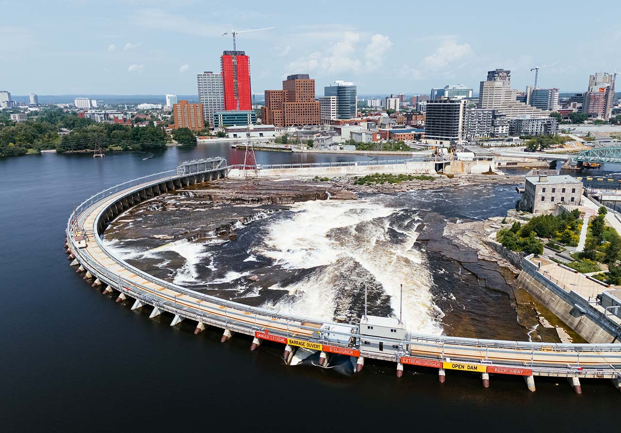 Chaudiere Falls Ring Dam.